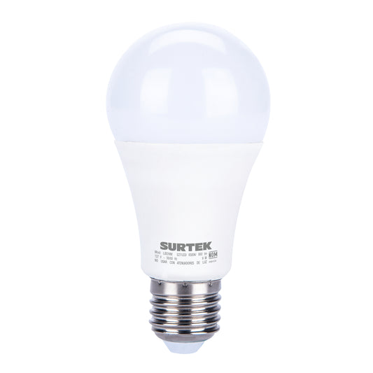 Lámpara de LED tipo bulbo A19, 9 W luz de día con sensor de movimiento Surtek