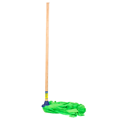 Trapeador De Microfibra Con Bastón De Madera 120 Cm, 470 Gr Foy Ds