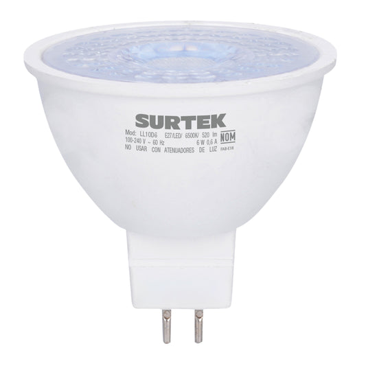 Lámpara de LED tipo GU5.3, 6 W luz de día Surtek