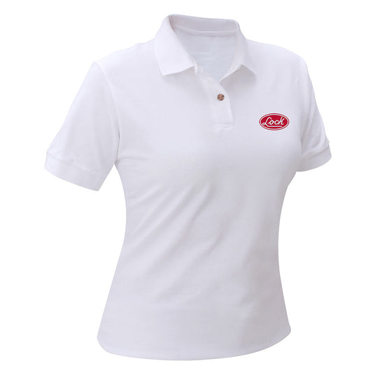 Playera Tipo Polo Para Dama Color Blanco Talla Ch Lock DS