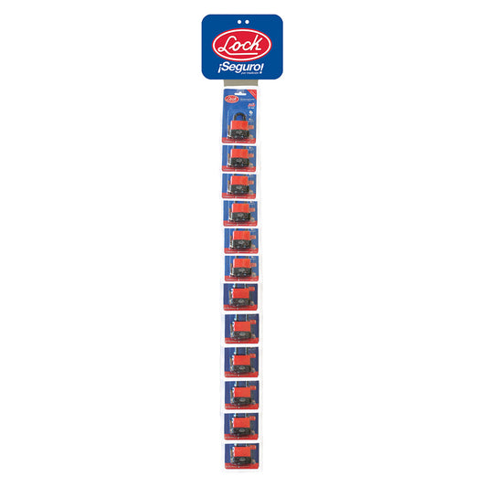 Tira De Impulso Con Candados Impermeables Llave Estándar 8 X 100 Cm, 13 Piezas Lock DS