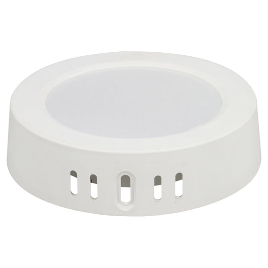 Luminario de LED de sobreponer redondo 6 W, luz de día Surtek