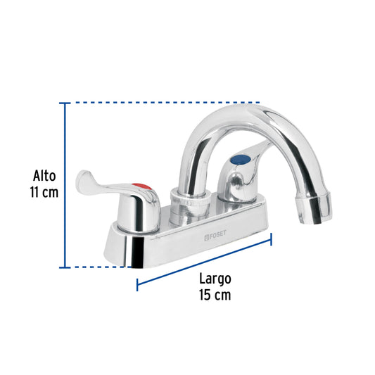 MEZCLADORA DE 4 PARA LAVABO FOSET BASIC (S)(1)