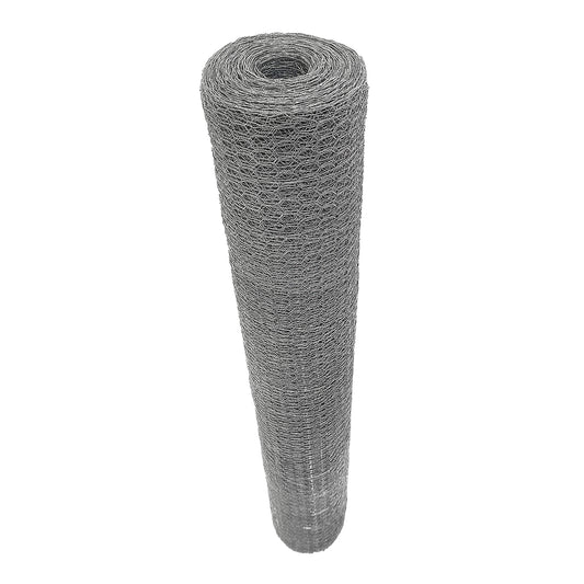 Malla hexagonal galvanizada calibre 20, abertura 50 mm, 1.5 x 45 m Surtek