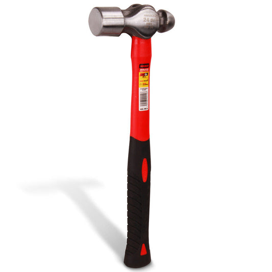 Martillo de bola, mango de fibra de vidrio (24 oz) Modelo: MB-24 Marca MIKELS