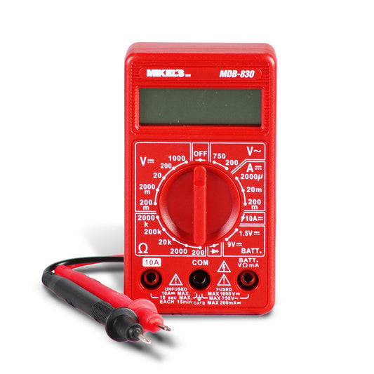 Multímetro digital básico Modelo: MDB-830 Marca MIKELS