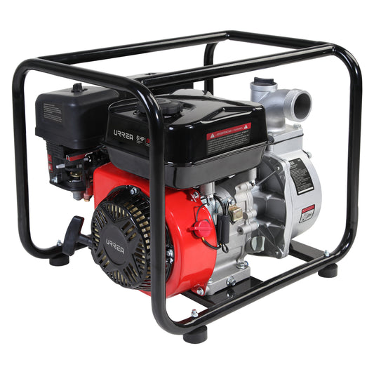 Motobomba a gasolina con diámetro de succión y descarga de 2 x 2", 6 HP Urrea