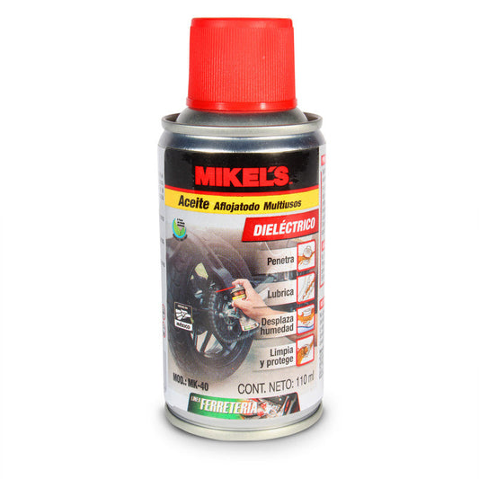 Aceite Aflojatodo Multiusos Dieléctrico (110 ml) Modelo: MK-40 Marca MIKELS