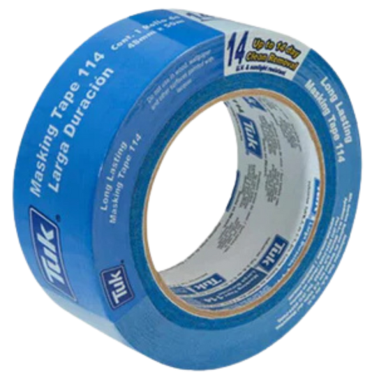 1339-Masking Tape 114 Azul 48 Mm X 50 Mts 163031 Tuk