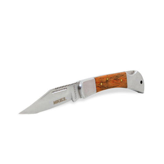 Navaja con mango de madera Modelo: NM-4 Marca MIKELS