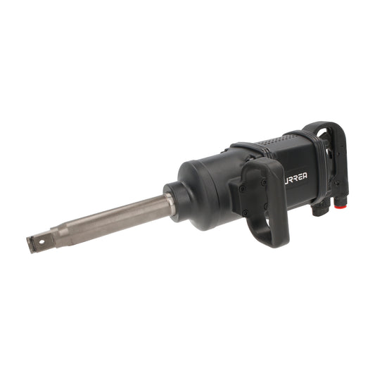Pistola de impacto neumática cuadro de 1" 1,660 Ft-lb con extensión 9" sistema twin hammer Urrea