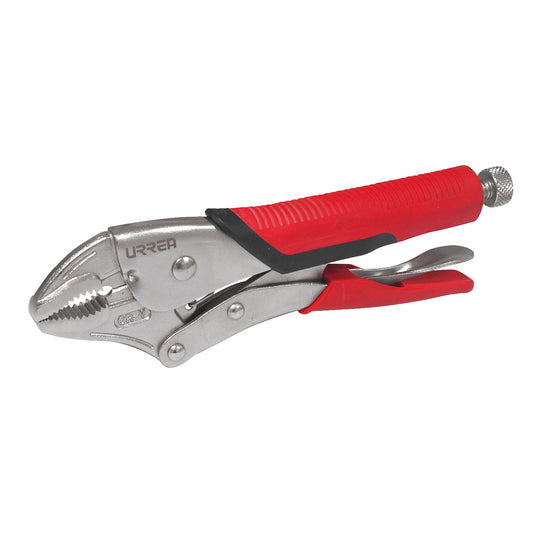 Pinza De Presión Con Mango Bimaterial De 7" Quijada Curva Urrea DS