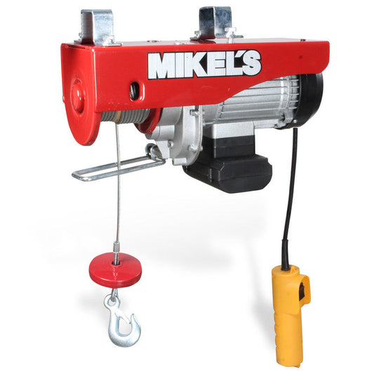 Polipasto eléctrico (400 kg, cable 12 mts) Modelo: PE-400 Marca MIKELS