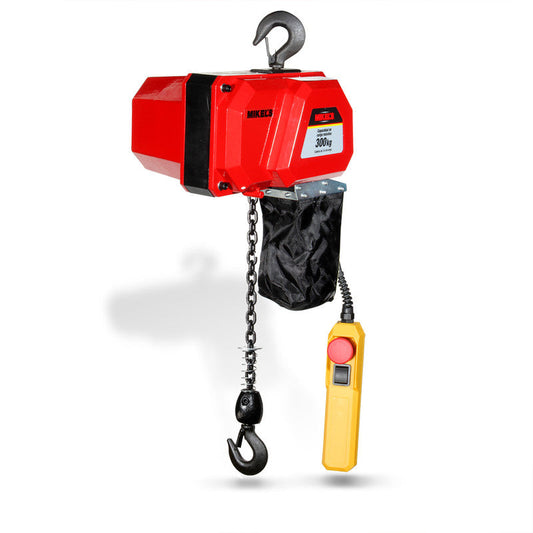 Polipasto eléctrico (300 kg, cadena 3 mts) Modelo: PEC-300 Marca MIKELS