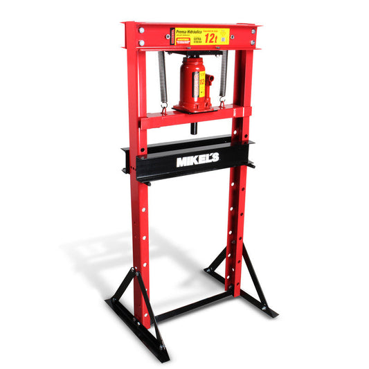 Prensa hidráulica con gato hidráulico (12 ton) Modelo: PH-12 Marca MIKELS