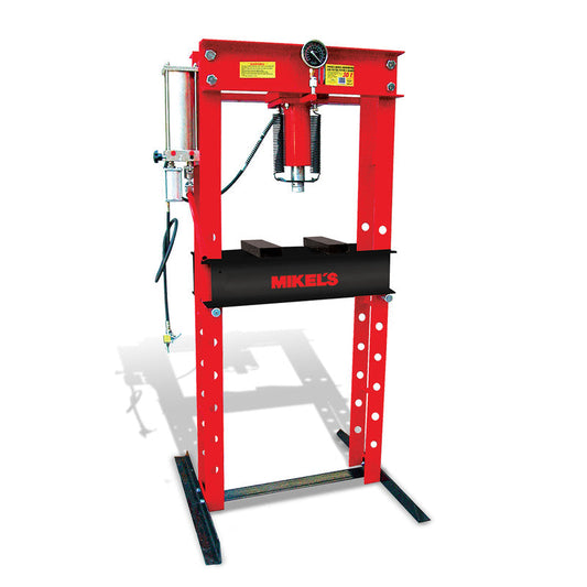 Prensa hidroneumática con pistón y manómetro (30 ton) Modelo: PHB-30 Marca MIKELS