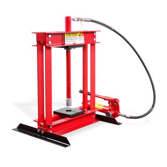 Prensa hidráulica de banco con pistón (4 ton) Modelo: PHB-4T Marca MIKELS