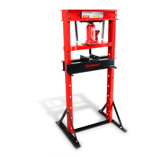 Prensa hidráulica con gato hidráulico (12 ton) Modelo: PHT-12 Marca TAMER