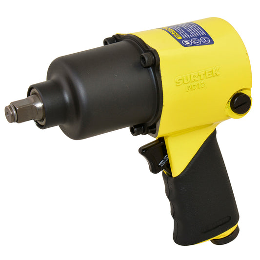 Pistola De Impacto Neumática Cuadro De 1/2" 420 Ft-Lb Sistema Twin Hammer Surtek DS