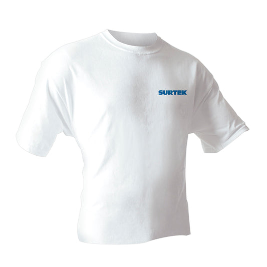 Playera Cuello Redondo Color Blanco Talla Eg Surtek DS