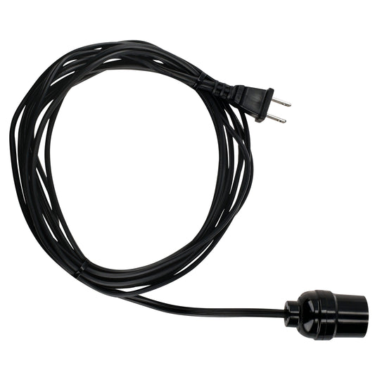 Portalámpara con cable de alimentación 2 x 18 6 m Surtek