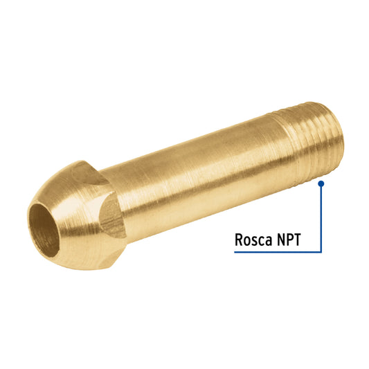 Punta pol 6 cm con rosca (S)(6)