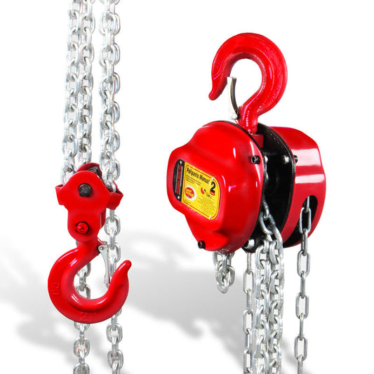 Polipasto manual (2 ton, cadena 3 mts) Modelo: POLM-2 Marca MIKELS