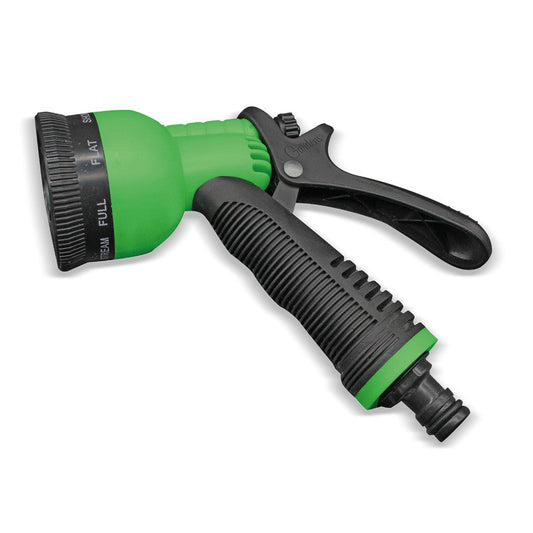 Pistola plástica 8 funciones Modelo: PRP-8 Marca GARDENS