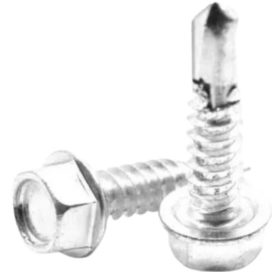 Pija Hexagonal P/Broca C/Acc Int Galvanizado Emp 14 X 1-1/4 Galaxy Ert 5610140120 El Rey Del Tornillo