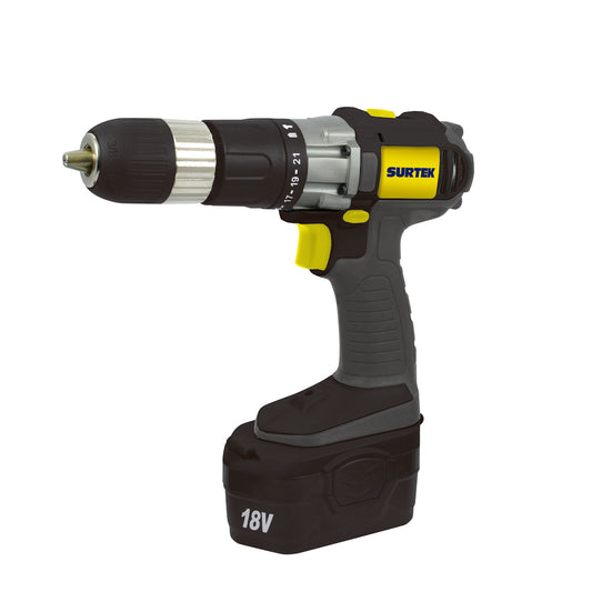 Rotomartillo 1/2" A Batería Ni-Cd 18 V, 21 Nm Surtek DS