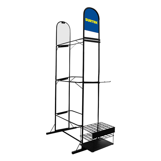 Exhibidor De Piso Vertical Para Carretillas Y Accesorios 86.5 X 60 X 193 Cm Surtek DS