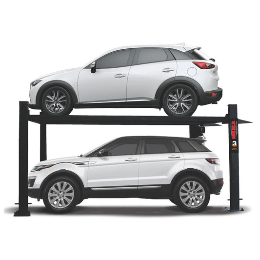 Elevador rampa para estacionamiento 4 postes (3,000 kgs) Modelo: REE-300 Marca MIKELS