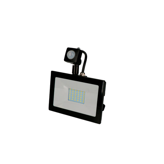 Reflector De Led Sdm Delgado Con Sensor 30 W De 2,400 Lm Surtek DS