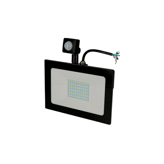Reflector De Led Sdm Delgado Con Sensor 50 W De 4,000 Lm Surtek DS
