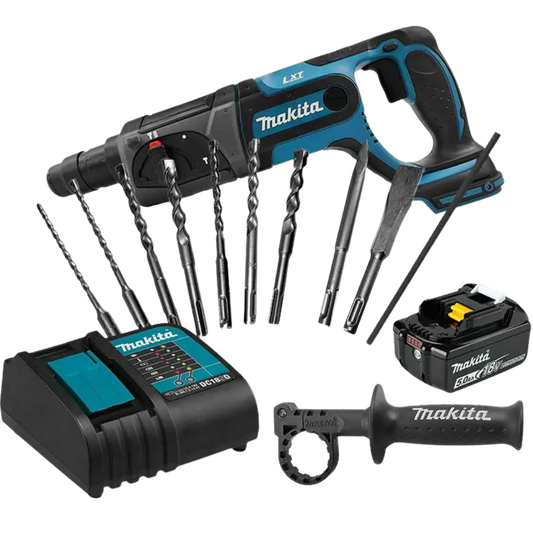 Rotomartillo Inalambrico Sds Plus 18V Con Brocas Y Cinceles DHR241STX2 Makita
