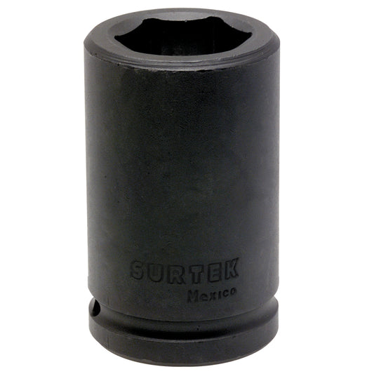 Dado de impacto largo cuadro de 3/4", 6 puntas, en pulgadas, 1" Surtek