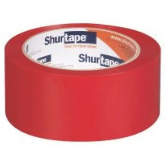 1284.1-Cinta Delimitadora Rojo 50 mm x 33 mts Modelo VP 310  Shurtape