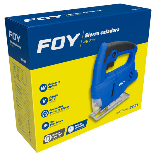 Sierra Caladora 65 Mm 400 W 120 V, 0 - 3,300 Rpm Foy Ds