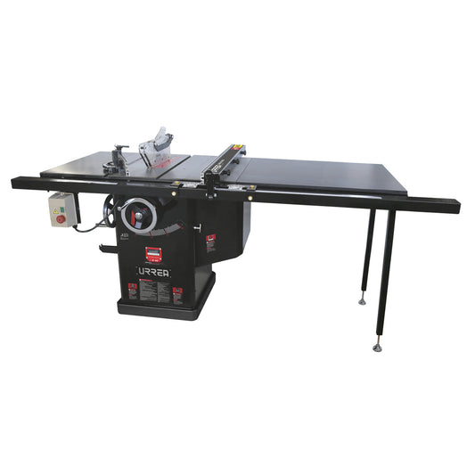 Sierra de mesa con ducto de salida para polvo 12", 4 HP, 3000 W, 220 V, 3580 RPM Urrea