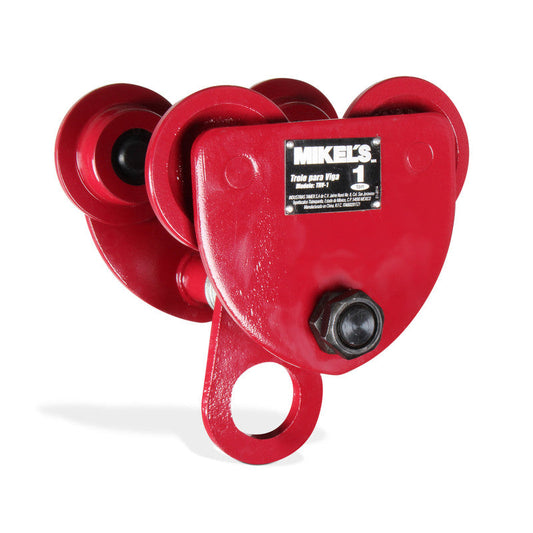 Trole para viga, ancho ajustable (1 ton) Modelo: TRV-1 Marca MIKELS