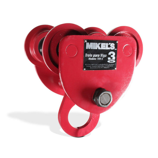Trole para viga, ancho ajustable (3 ton) Modelo: TRV-3 Marca MIKELS