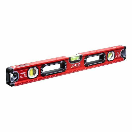 Nivel anti-impacto dual view magnético de aluminio 24" Urrea