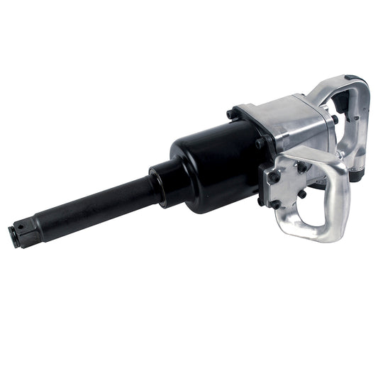 Pistola De Impacto Neumática Cuadro De 1" 1,800 Ft-Lb Con Extensión 6" Sistema Twin Hammer Urrea DS