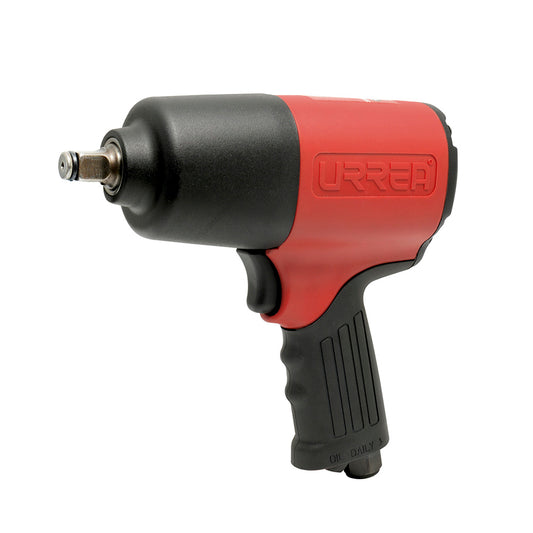 Pistola De Impacto Neumática Cuadro De 1/2" 510 Ft-Lb Composite Sistema Twin Hammer Urrea DS