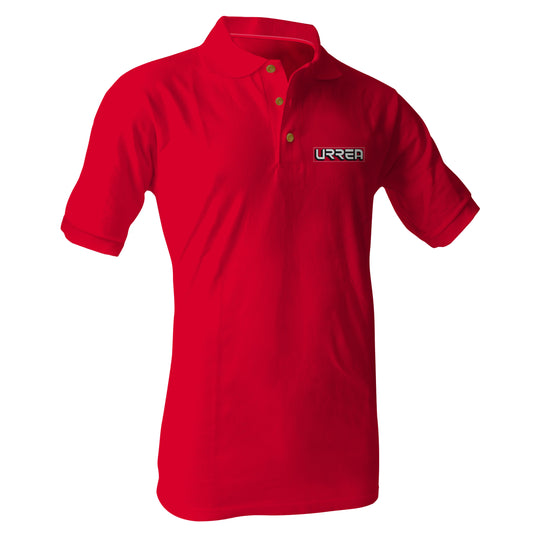 Playera Tipo Polo Para Caballero Color Rojo Talla M Urrea DS
