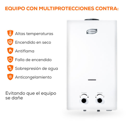 CALENTADOR INSTAN. 6L E LP Catalogo