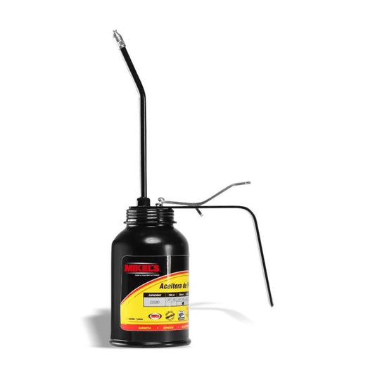 Aceitera de presión, bote de acero, tubo rígido 250 ml Modelo: A2R Marca MIKELS