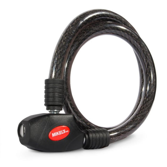 Cable candado flexible 2 llaves planas (80 cm) Modelo: C-1590 Marca MIKELS