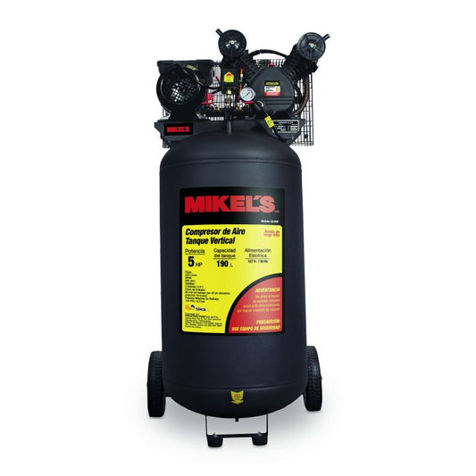 Compresor de aire 5 HP (190 lts) Modelo: CA-5HP Marca MIKELS