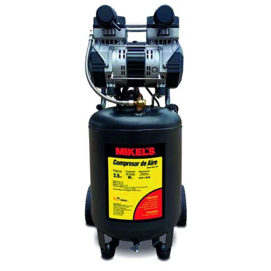 Compresor de aire 2.5 hp (50 lts) LIBRE DE ACEITE Modelo: CALA-2.5HP Marca MIKELS